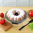 thumbnail image 6 of Bakdcore 9 inch Fluted Tube Cake Pans,Non-Stick Cake Pan Heavy Duty Carbon Steel Tube Pan Baking Mold for Bavarois, Brownie, Jello, Flan, 6 of 8