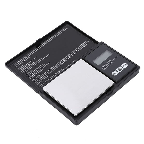 Báscula de bolsillo, mini báscula portátil de plata de alta precisión para joyería, logra más