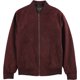 thumbnail image 1 of Tasso Elba - Chaqueta bomber de ante para hombre, rojo, XX-Large, 1 of 1