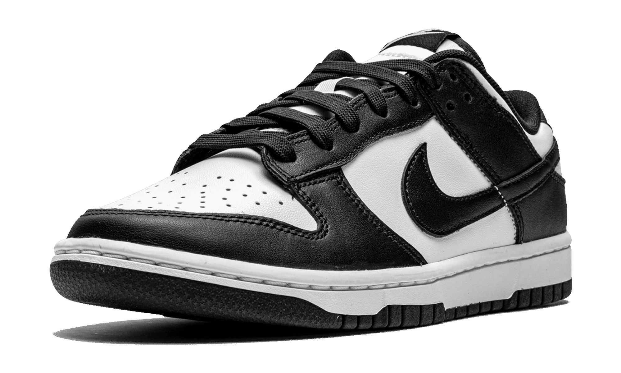 NIKE MENS Dunk Low Retro "Black / White - Panda" DD1391 100 from Stadium Goods