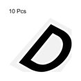 thumbnail image 3 of Letra D Parches Termoadhesivos Calor Transferencia Letras 2 Pulgadas Negro Letra Bricolaje para Equipo Uniforme, Deportes Camiseta, Fútbol, Baloncesto, Béisbol Paquete de 10, 3 of 6