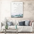 thumbnail image 3 of Prayer of Jabez Bible Verse Wall Art Mountain Poster Canvas Prints Pictures Printed Wall Decor For Living Room Unframed 12x18 in, 3 of 5