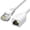 White, variant on Yammee Highly Speed Cat6 Ethernet Extension Cable Adapter, RJ45 Male to Female Networking Cord 1000Mbps Speed Internet Cable