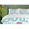 thumbnail image 4 of Ambesonne Saying Duvet Cover Sets, You are Special in a Frame, 2-King, Blue Violet Seafoam, 4 of 7