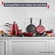 thumbnail image 3 of Batería de Cocina 26 piezas Color Rojo Antiadherente Titanium Tecnología Thermo Señal Fácil limpieza Base difusora, 3 of 7