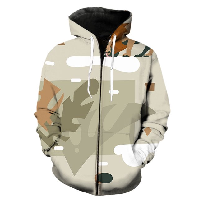 Sudadera con capucha y cremallera para hombre, diseño abstracto de ojos de tigre, manga larga, divertida, moda de primavera 2024, gran oferta, hip hop, chaquetas con capucha.