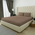 thumbnail image 2 of 810 TC Pale Brown Full Size Sheet Sets By Cooling Planet, 2 of 7