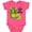 Vintage Hot Pink, variant on Inktastic I Love My Mom with Baby and Mommy Triceratops Boys or Girls Baby Bodysuit