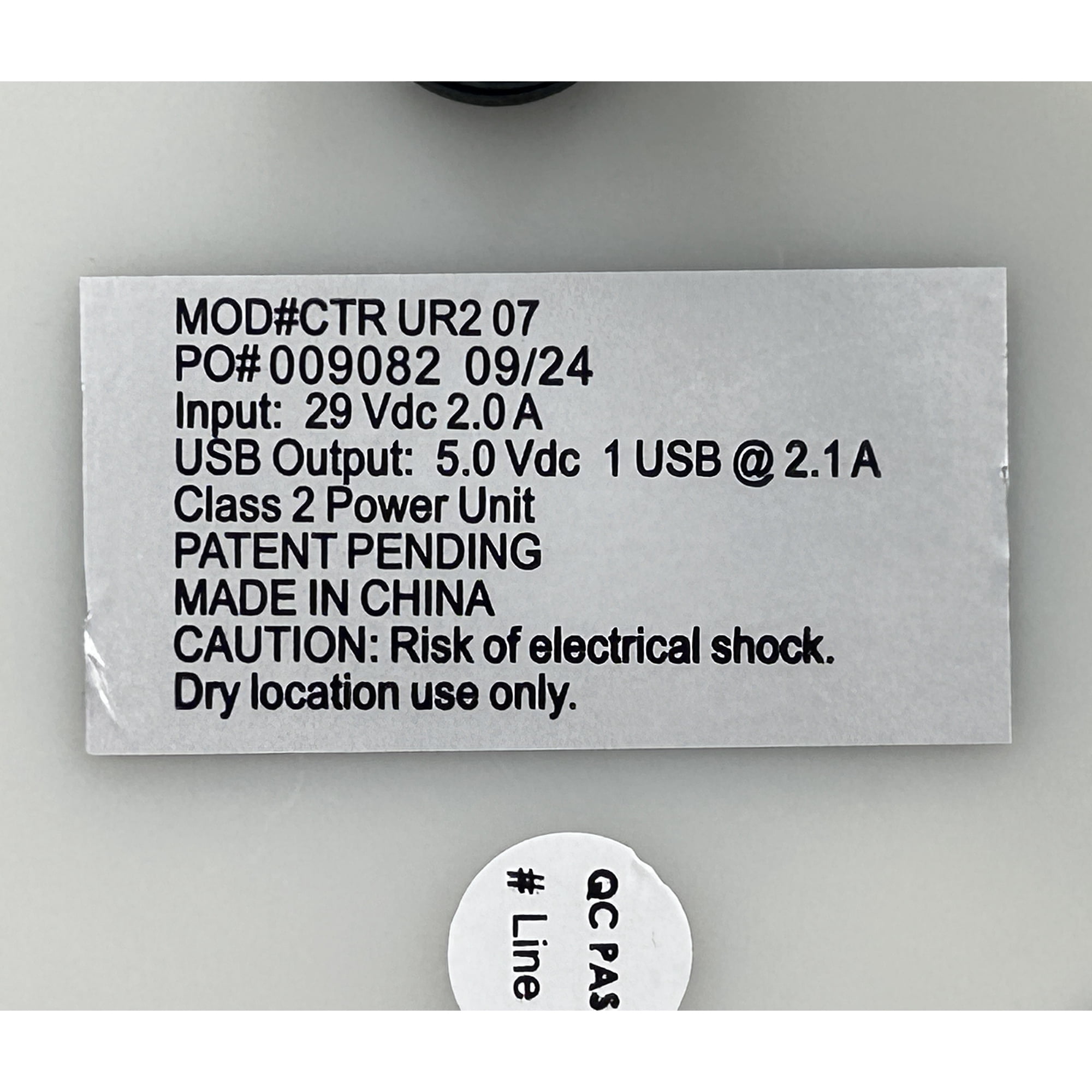 Raffel Systems 7 Button 5 Pin CTR UR2 07 Switch Hand Control Replacement with USB and Memory Plus Buttons for Power Recliner