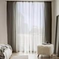 thumbnail image 4 of Bouclair Rideau Transparent Carla Blanc 52x108 Po (132x274 cm), 4 of 6