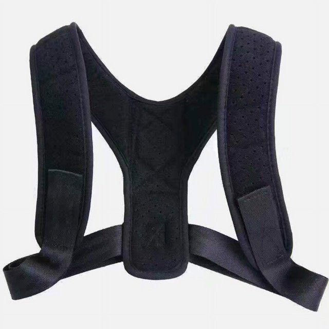Corrector de postura para espalda para mujeres y hombres, cinturón de soporte ajustable y transpirable para alisador de hombros