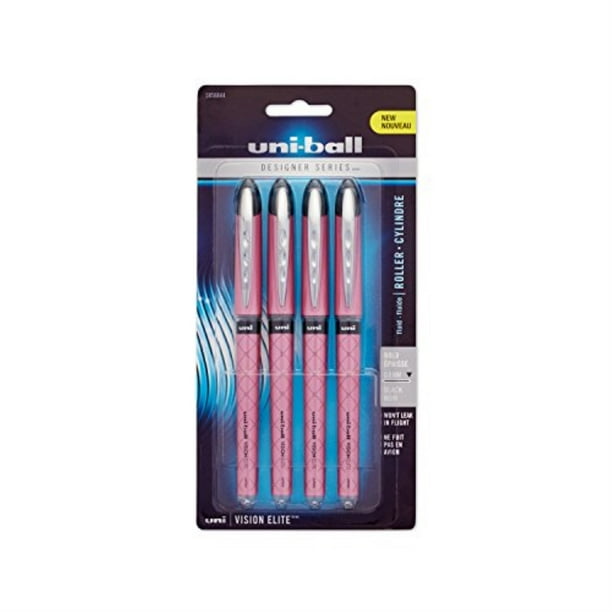 uniball Vision Elite Designer Series Rollerball Pens, Bold Point (0