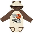 thumbnail image 3 of Inktastic Little Brother and Biggest Fan Basketball Player Boys Long Sleeve Baby Bodysuit, 3 of 5