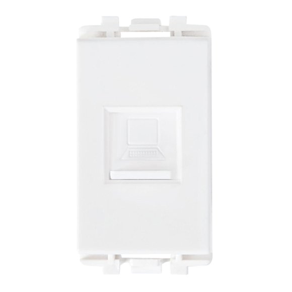 Toma Ethernet Estévez Omega 1 Módulo Blanco Rj45