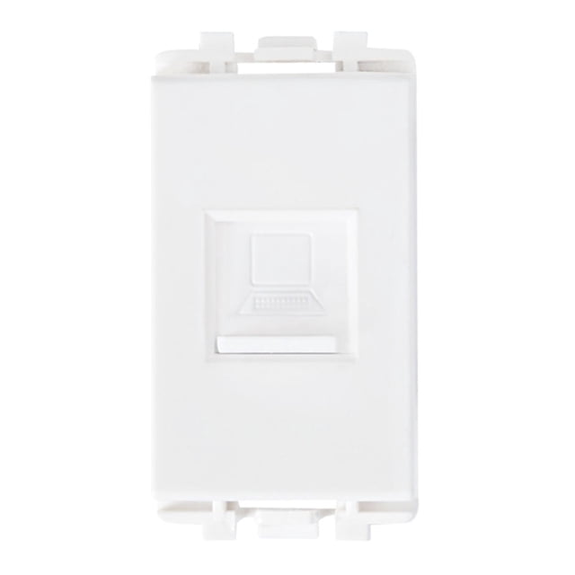 Toma Ethernet Estévez Omega 1 Módulo Blanco Rj45
