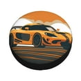 thumbnail image 4 of PUREYAH Sport Hilly Area Orange Cars Rv Spare Tire Cover, Wheel Covers Protectors Universal Fit for Camping Travel Trailer Truck 16 inch, 4 of 6