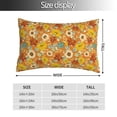 thumbnail image 2 of Kdxio Cotton Pillow Cases 20"x30" Pillowcases,Soft and Breathable Bedroom Pillow Cases-Daisy maple fall-No Pillow Core, 2 of 5