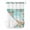 Beige Teal, variant on No Hook Beach Coastal Shower Curtain with Snap in Liner Set, Summer Coral Starfish Nautical Ocean Waterproof Fabric Bathroom Curtains with See Through Top Window, Hotel Style Small 36 x 72 Inch
