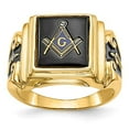 thumbnail image 4 of 14K Yellow Gold Men's Masonic Ring Size 10, 4 of 6