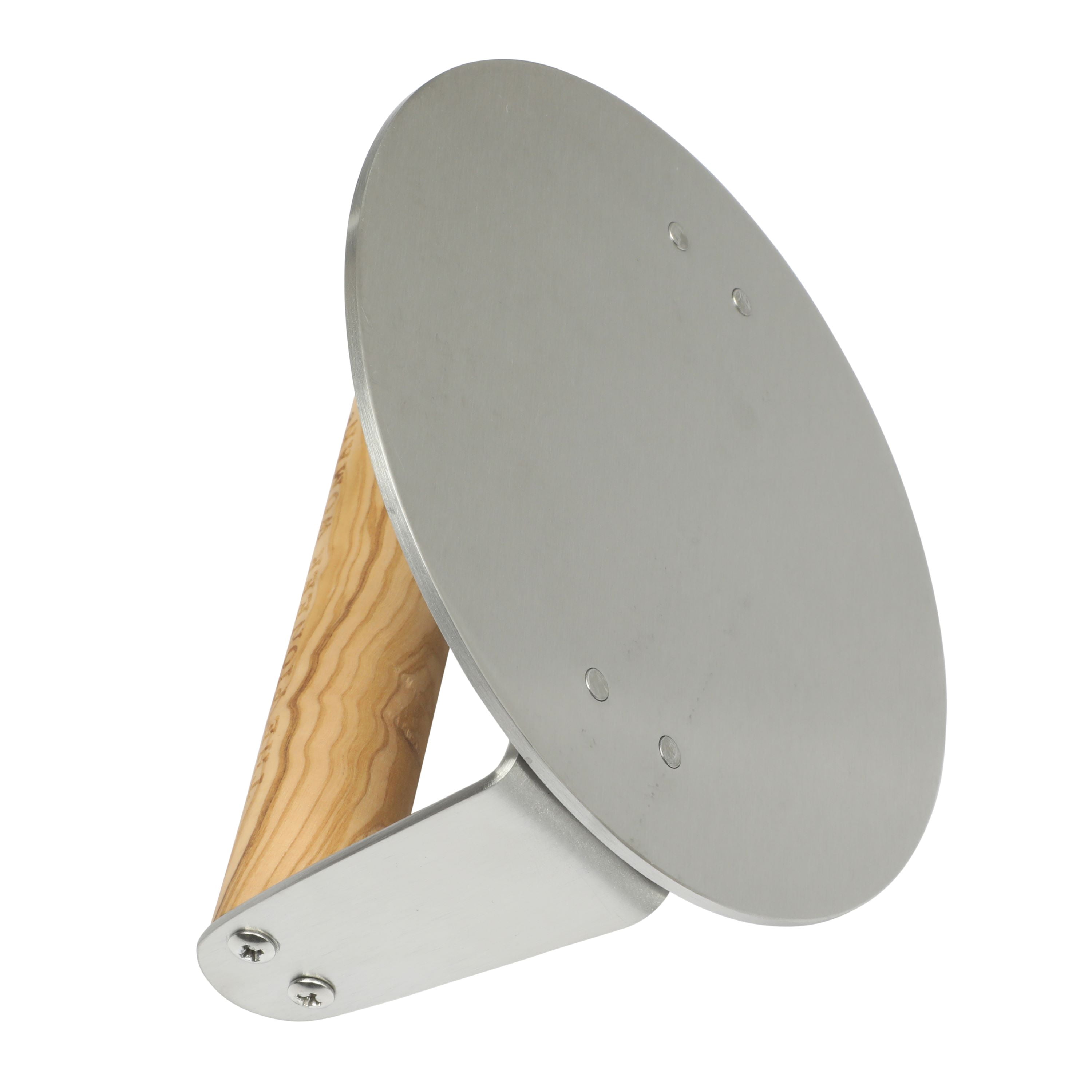 The Pioneer Woman Stainless Steel Burger Smasher with Olivewood Handle