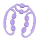 thumbnail image 4 of Rodillo masajeador de piernas de 8 ruedas para relajación muscular y muslos. Púrpura, 4 of 9