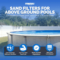 thumbnail image 6 of Swimline HydroTools 16" Sand Filter System with Dual Speed Pump, 1 HP, 6 of 6