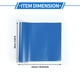 thumbnail image 5 of Unique Bargains 1 Pc Película de Envoltura para Automóvil Cubierta de Vinilo Universal Protectora Exterior Interior Azul Mate 20x152cm/0.65ft x 5ft, 5 of 7