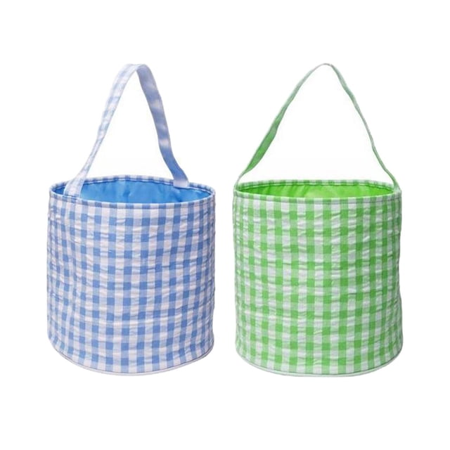 Bolsa de Pascua, Bolso, Huevos para Niños, Cubo , Reutilizable para Huevos para Niños Macarena Canasta de Pascua