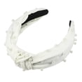 thumbnail image 1 of Diadema de Perlas Anudadas Unique Bargains estilo Casual blanco, 1 of 7