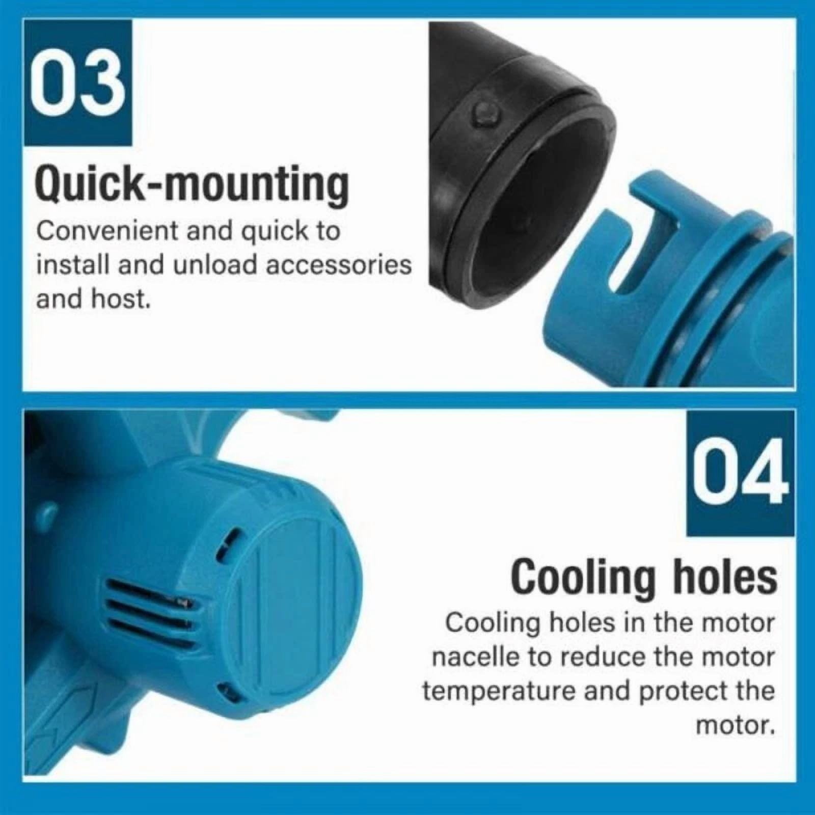 Cordless Leaf Blower for Computer Dust Collector Dust Snow Tool for Makita 18V