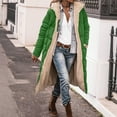 thumbnail image 2 of Veste Réversible, Manteau Long d'Hiver pour Femmes, Matelassé, Poches Zippées, Chaud, Élégant, Polyvalent, 2 of 8