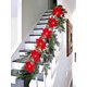 thumbnail image 4 of Guirnalda de luces KEWITY con decoraciones de flores artificiales de 13 pies para decoración de fiestas 2 uds, 4 of 5