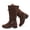 Brown 403, variant on Love Steetly Women's Extra Wide Calf Knee High Boots.