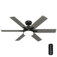 thumbnail image 4 of Hunter - Georgetown Indoor Ceiling Fan With Light, Remote, 52-inch, Matte Black, Modern-style, 6-speed DC Motor, Quick Installation, Energy Star, 52783, 4 of 19