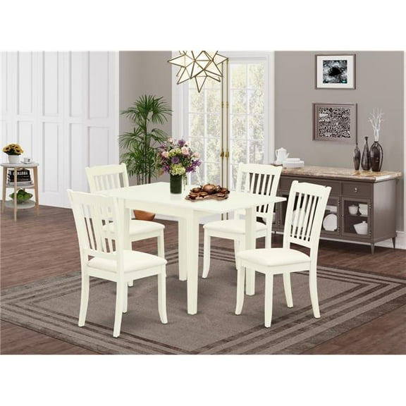 Norden Dining Room Table Set - Linen White, Set of 5