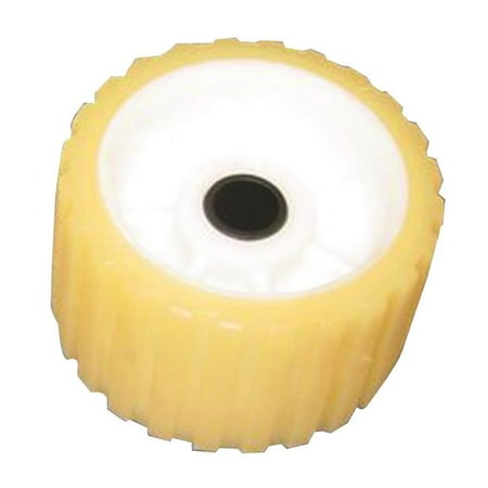 Wobble Roller - 500YW-6P 5 in. Ribbed Wobble Roller - Yellow