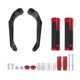 thumbnail image 1 of Kit de cubiertas para manillares de motocicleta Unique Bargains 7/8" 22mm 15/16" 24mm, agarres de aluminio y goma antideslizantes para motocicleta, scooter, bicicleta y ATV, color rojo, 1 juego, 1 of 1