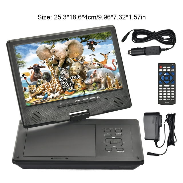 Becaristey Best Portable DVD Player With Wireless Connectivity For CDs Disc Players