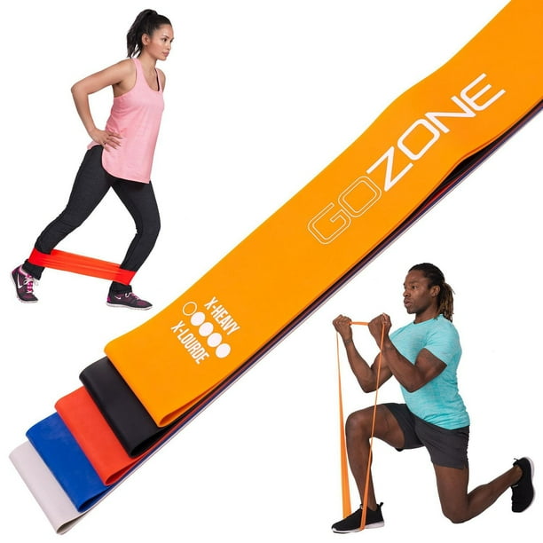 GoZone 5-Pack Looped Resistance Bands – Multi-Colour - Walmart.ca