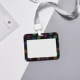thumbnail image 6 of Easygdp Rainbow Snowflake Card Badge Holder Work Badge Sleeve for Office, School, Factory, ID Credit Cards, Driver Licenses and Passes, 6 of 7