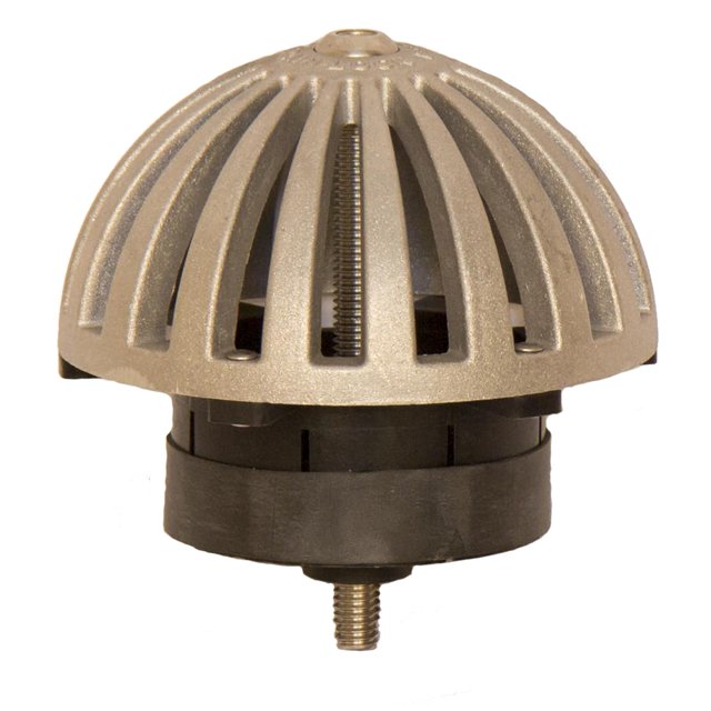 Rectorseal GDLDOME3000 Guardian Bloqueo de drenaje Aluminio/Negro