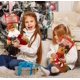 thumbnail image 5 of Calcetín navideño, 3 bolsas grandes de regalo de Navidad, calcetín navideño de Papá Noel, muñeco de nieve y reno, calcetín navideño colgante, decoración para chimenea de árbol de Navidad, vitrina de dulces Rojo Verde, 5 of 5