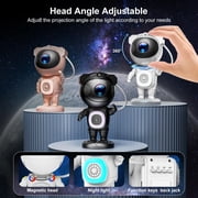 Ozmatip Galaxy Projector Astronaut Star Projector Night Light with Bluetooth Speaker, 8 Nebula Effects, Ceiling Projector for Bedroom, Kids Room, Room Decor, Gift for Kids & Adults