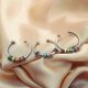 thumbnail image 4 of Fidget Rings For Anxiety For WomenUnti-Anxiety Stainless Steel Spinner Adjustable Bead Colorful Enamel Aesthetic Cute Dainty Fashion Rings For Teen Gi, 4 of 4