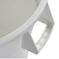 thumbnail image 2 of Contenedor de residuos Winco de 10 galones, resistente, blanco, 2 of 5