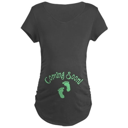 

CafePress - Coming Soon Maternity Dark T Shirt - Maternity Dark T-Shirt