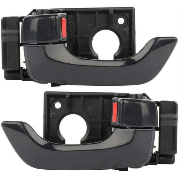 CCIYU Door Handles fit for 2003-2008 for Hyundai Tiburon Interior Front Driver Passenger Side Black(2pcs)