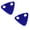 Blue-2 packs of triangle, variant on Colorful High Visibility Bike Reflectors for Night Cycling durables Thermoplastic Polyurethane Materials Quick Installation Design