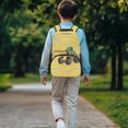 thumbnail image 3 of Aplkyhs Funny Dinosaur School Backpack for Girls Boys Age 6-18 Large Capacity Ergonomic Padded Shoulder Straps Back to School Backpack for Elementary Middle High School Daily Use, 3 of 7