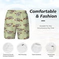 thumbnail image 3 of Balery Twig Sloth Mens Swim Trunks Swim Shorts for Men Quick Dry Inseam Beach Shorts with Compression Liner Pocket-Medium, 3 of 9